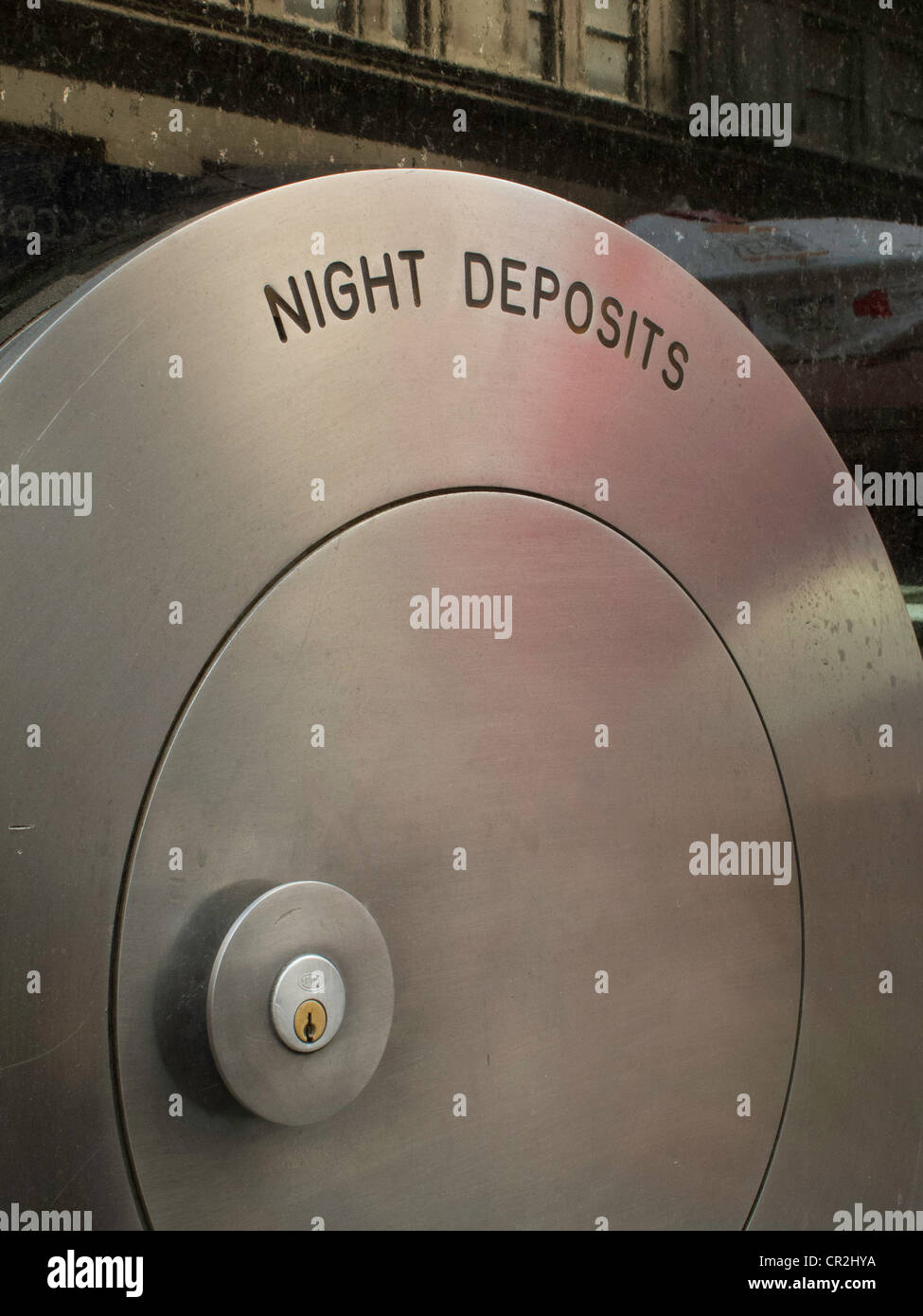 Night Deposits Drop Stock Photo