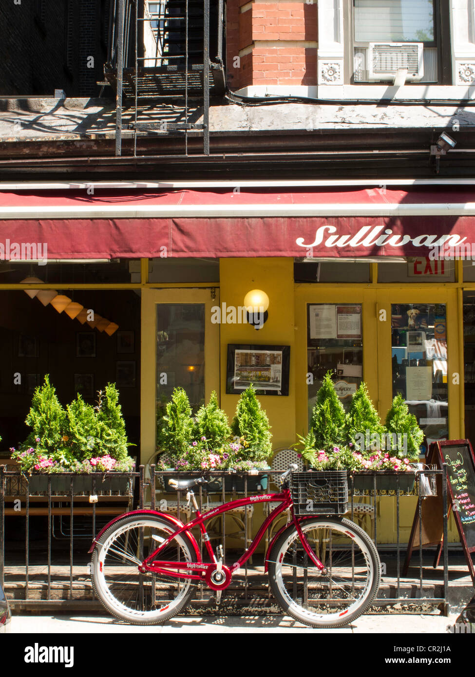 Sullivan Bistro, 169 Sullivan Street, Greenwich Village, NYC Stock