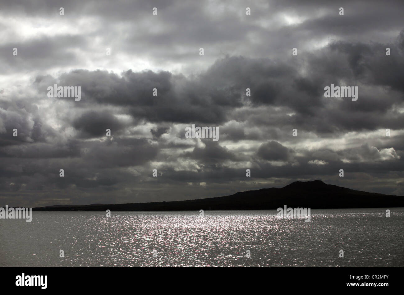 The sky above ocean before storm. New Zealand Stock Photo - Alamy