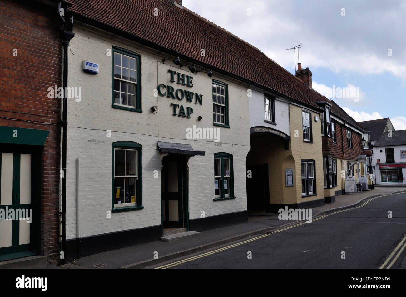 The Crown Tap public house in Ringwood, Hampshire Stock Photo - Alamy