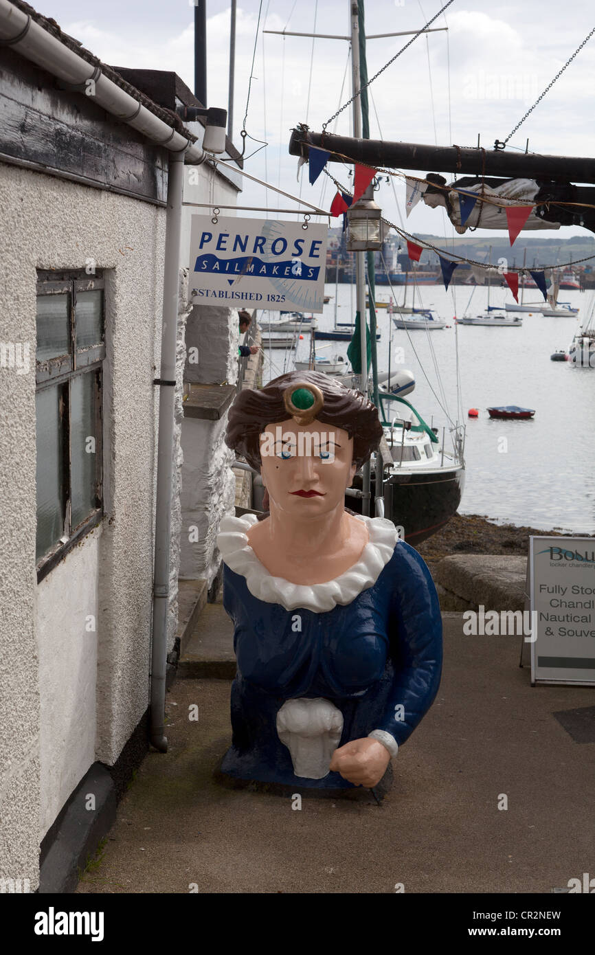 Ships Chandlery Shop Falmouth Stock Photo Alamy