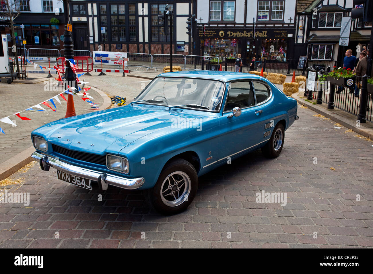 A Ford Capri RS 300 showing in Ripon North Yorkshire UK Stock Photo