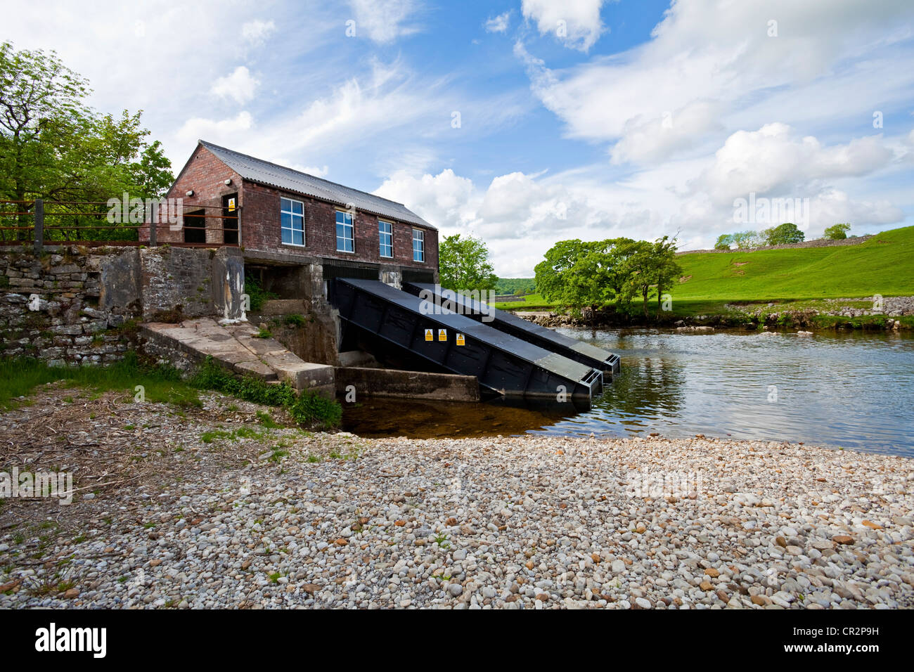 The HydroElectric plant on the river Wharfe near Grassington North