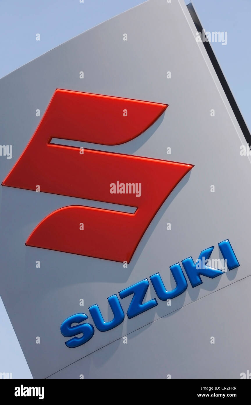 Suzuki sign Stock Photo