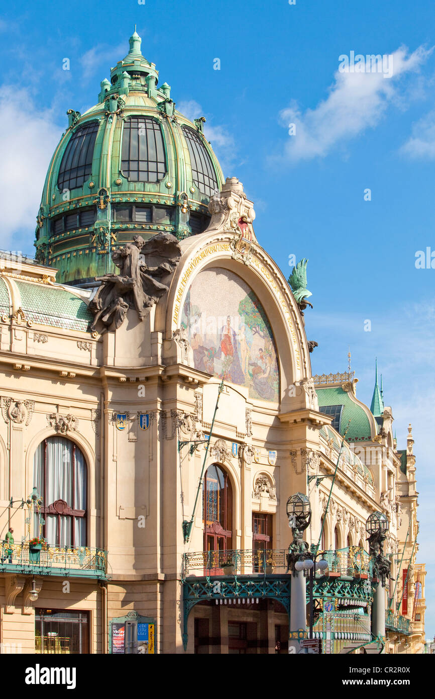 Prague art nouveau hi-res stock photography and images - Alamy