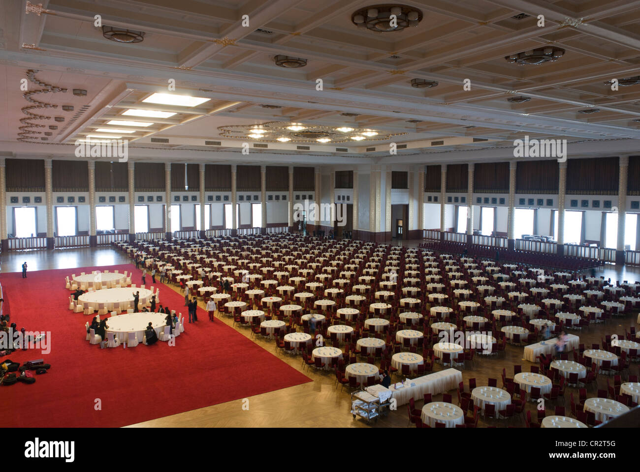 the Banquet hall of The Great Hall of the People Stock Photo