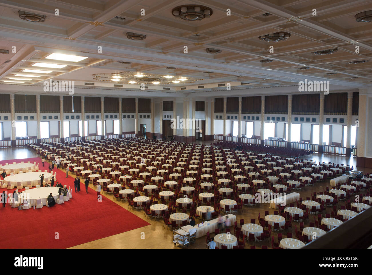 the Banquet hall of The Great Hall of the People Stock Photo