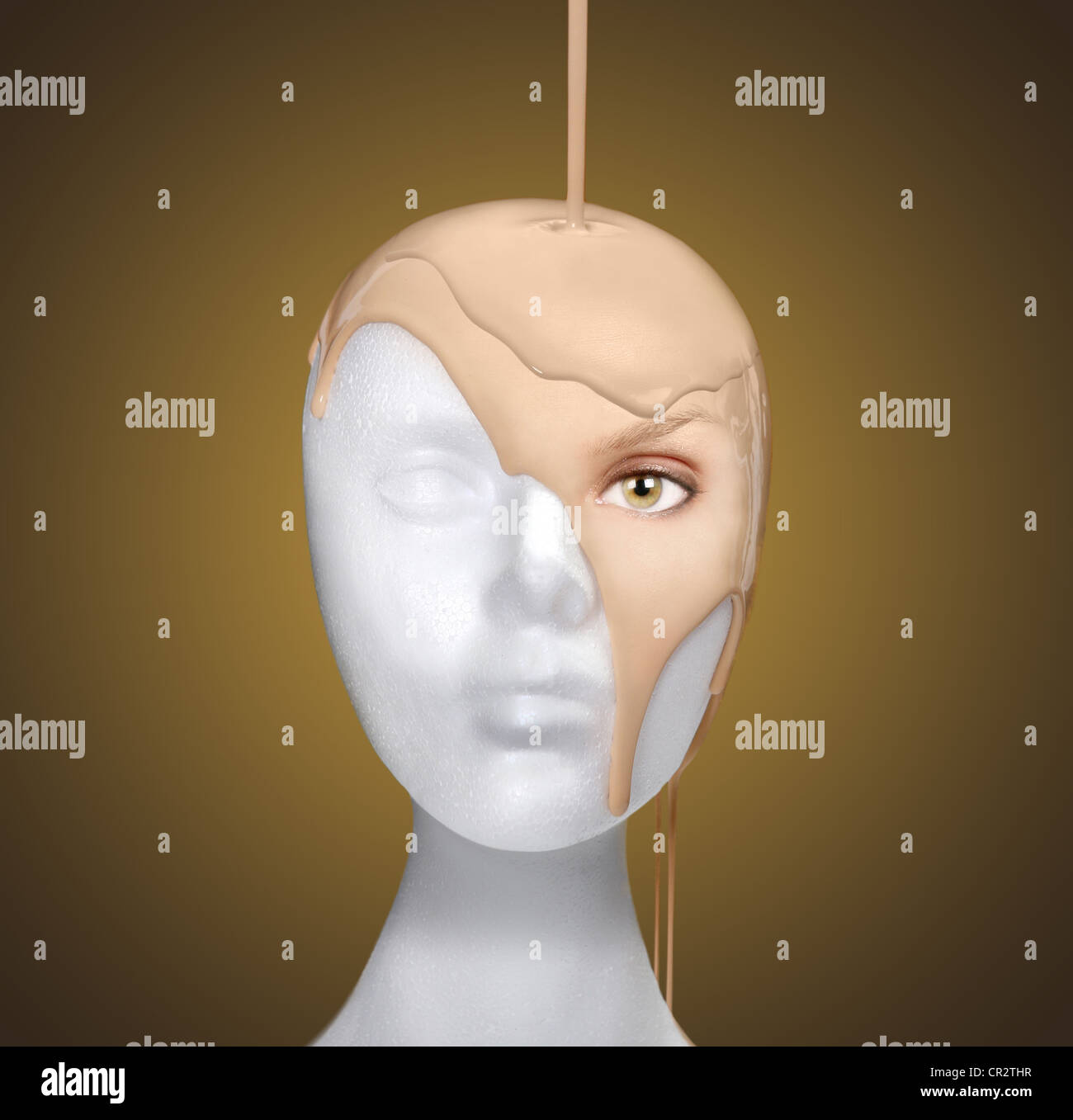 тихо плачет манекен с человеческим лицом. манекен с человеческим лицом. пикник группа кукла.