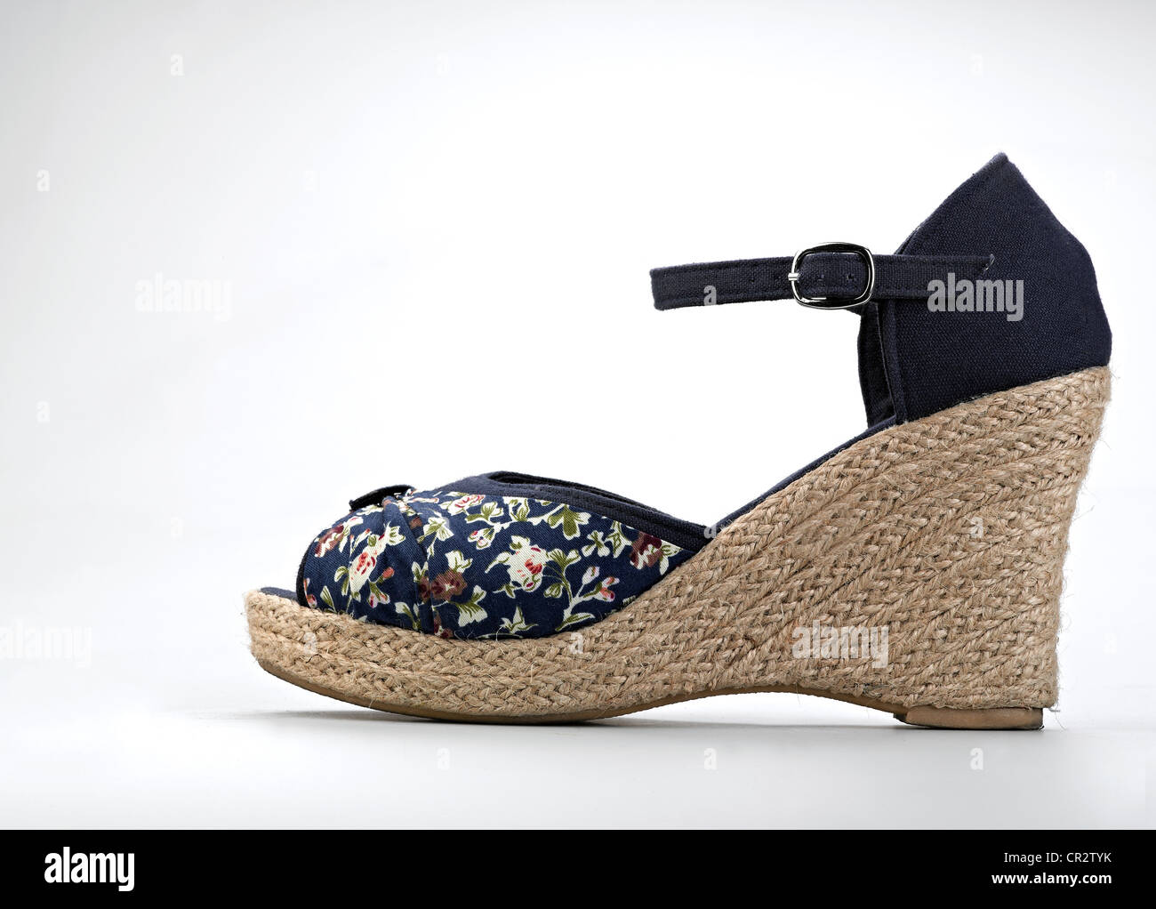 Female shoes in fashion concept isolated Stock Photo