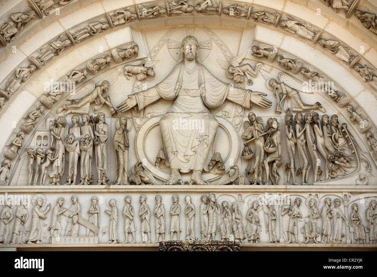 France, Yonne, Vezelay, Sainte Marie Madeleine de Vezelay Basilica
