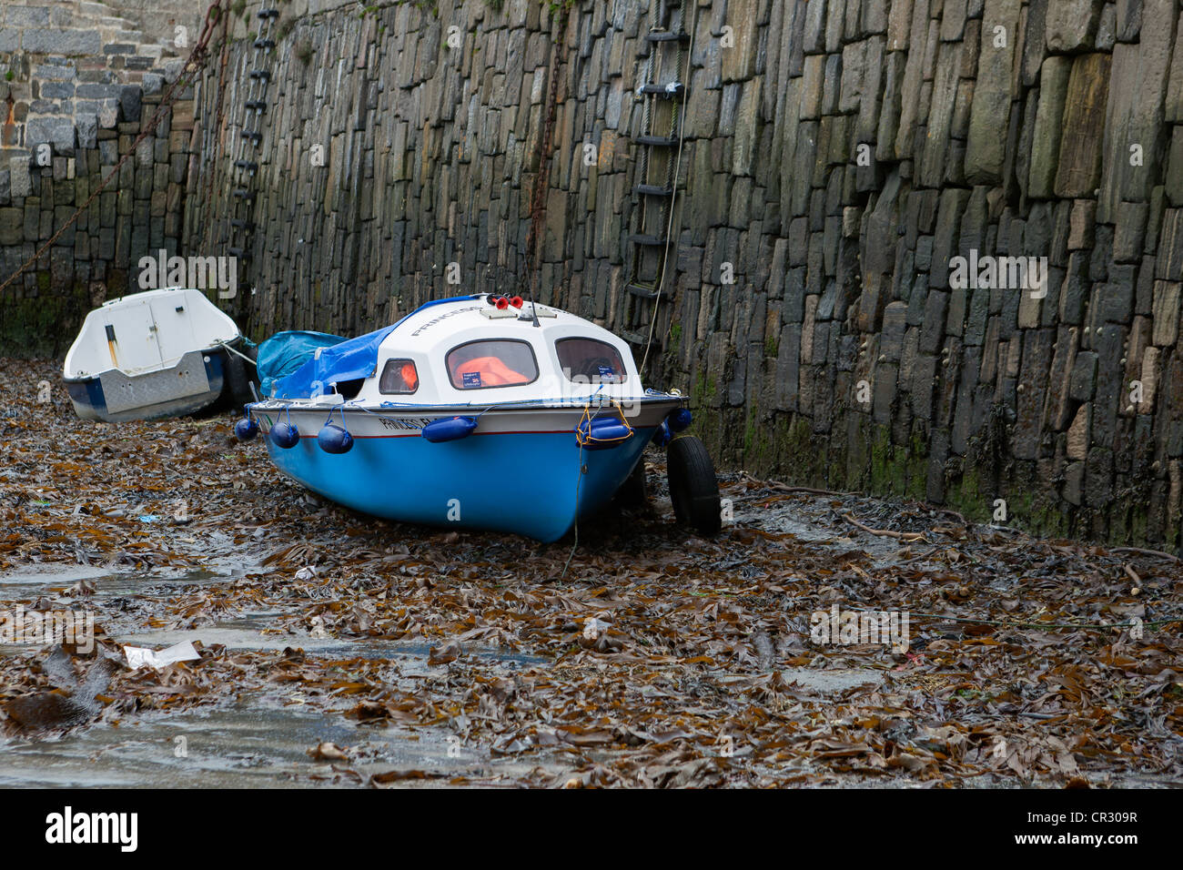 Portsoy harbor.Banffshire Scotland UK Stock Photo