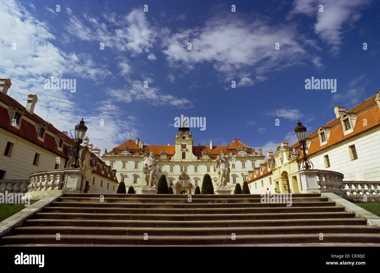 Czech Republic, South Moravian, Valtice, UNESCO World Heritage, castle of Valtice Stock Photo