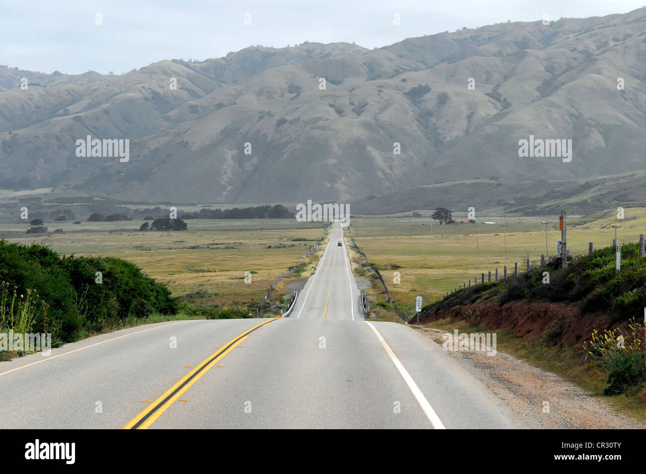 National Highway 101 in Big Sur, California, USA, North America Stock Photo