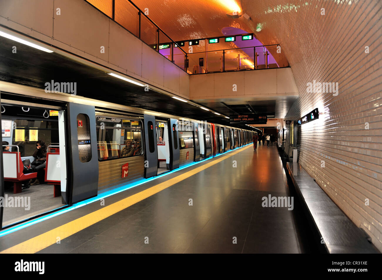 Metro station Baixa - Chiado, Lisbon, Lisboa, Portugal, Europe Stock Photo
