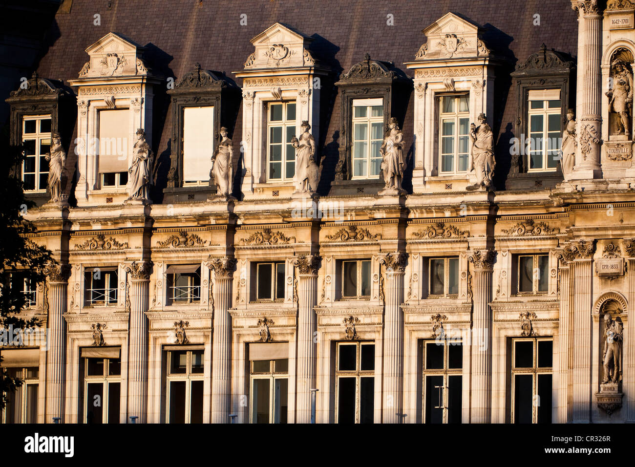 France, Paris, the Paris City Hall Stock Photo - Alamy