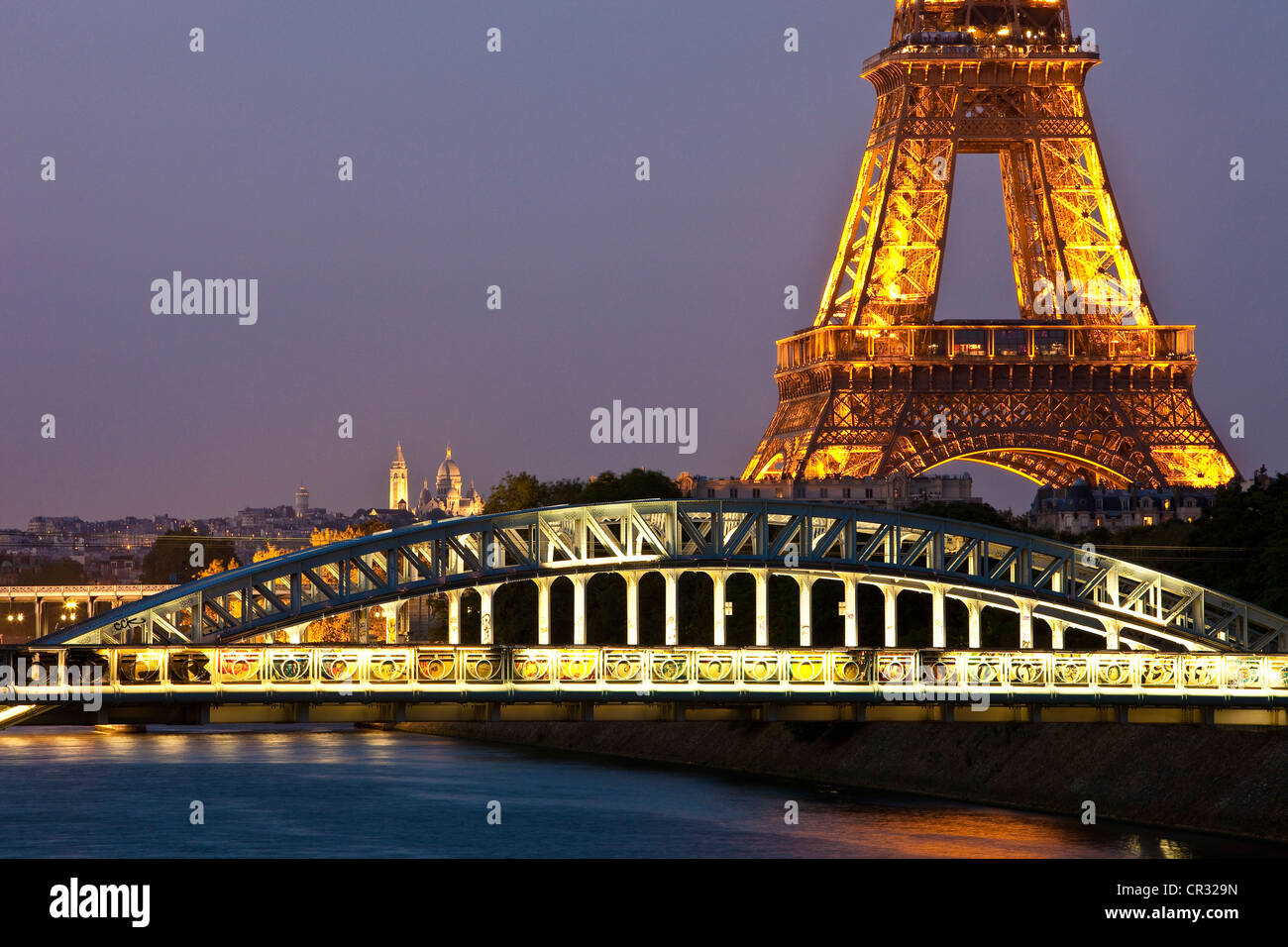 France Paris The Eiffel Tower Illuminated C Sete Illuminations