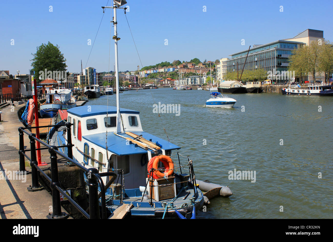 Bristol's Floating Harbour, Bristol Stock Photo Alamy