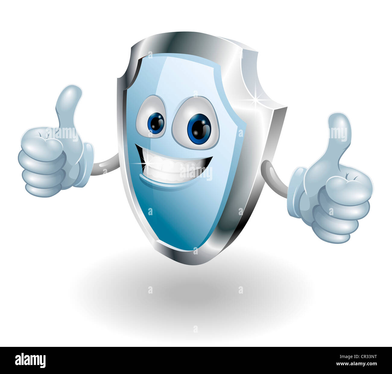 Cartoon shield hi-res stock photography and images - Alamy