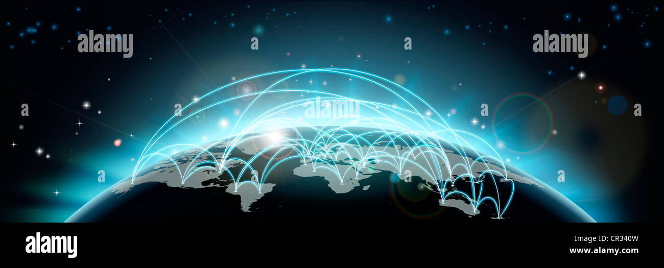 Map of trade routes hi-res stock photography and images - Alamy