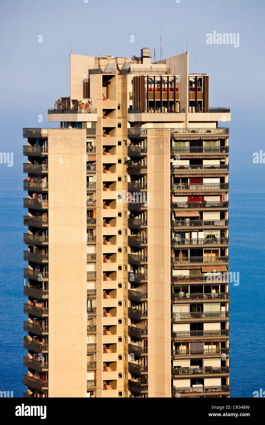 Principality of Monaco, Monaco, skyscrapper Stock Photo