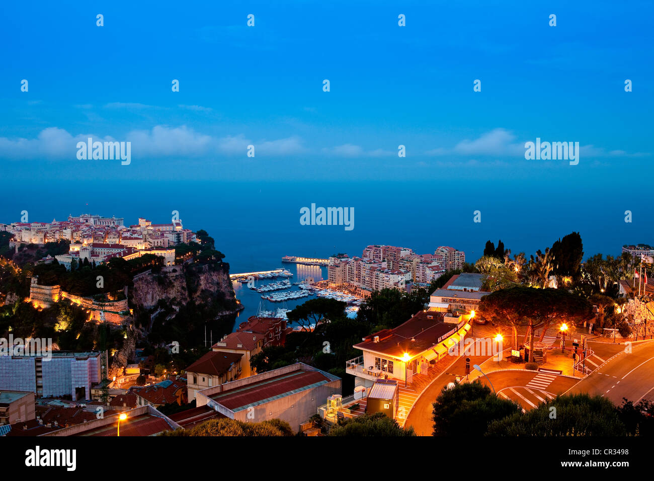 Principality of Monaco, Monaco overview Stock Photo