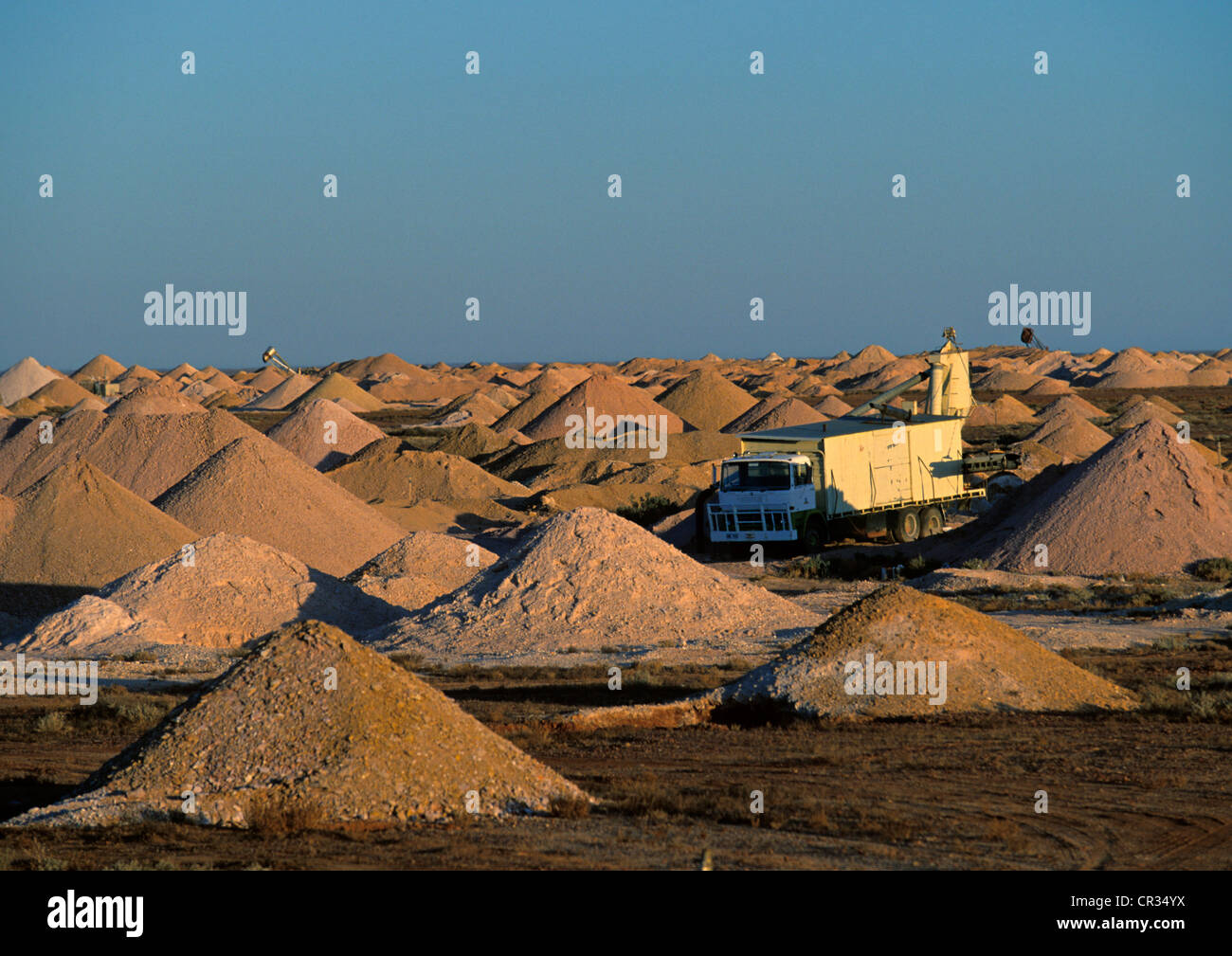Australia, South Australia, Coober Pedy, extraction fields of opal