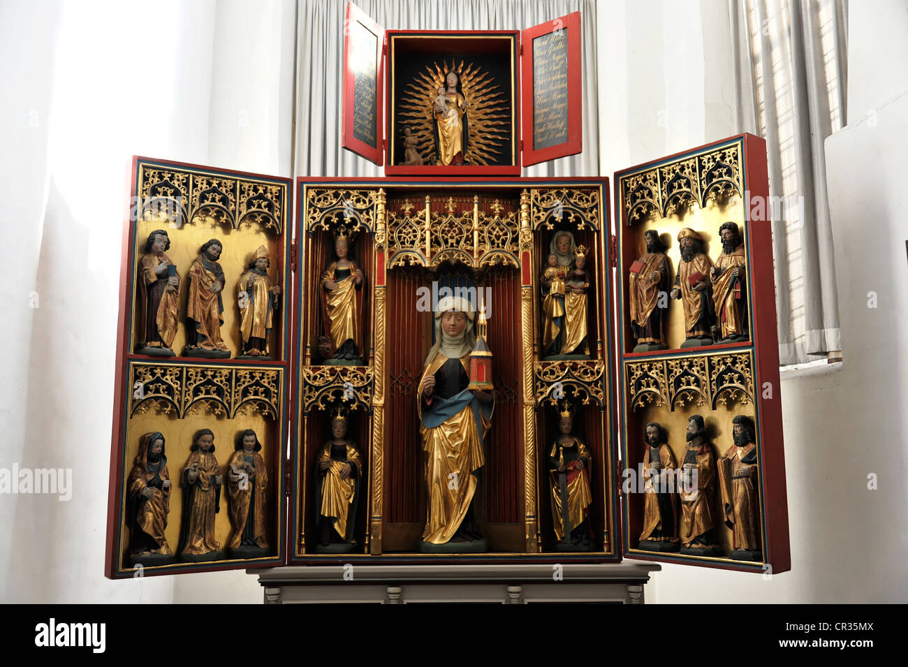 St. Gertrude's altar, St. Cosmae et Damiani, Church of Saints Cosmas