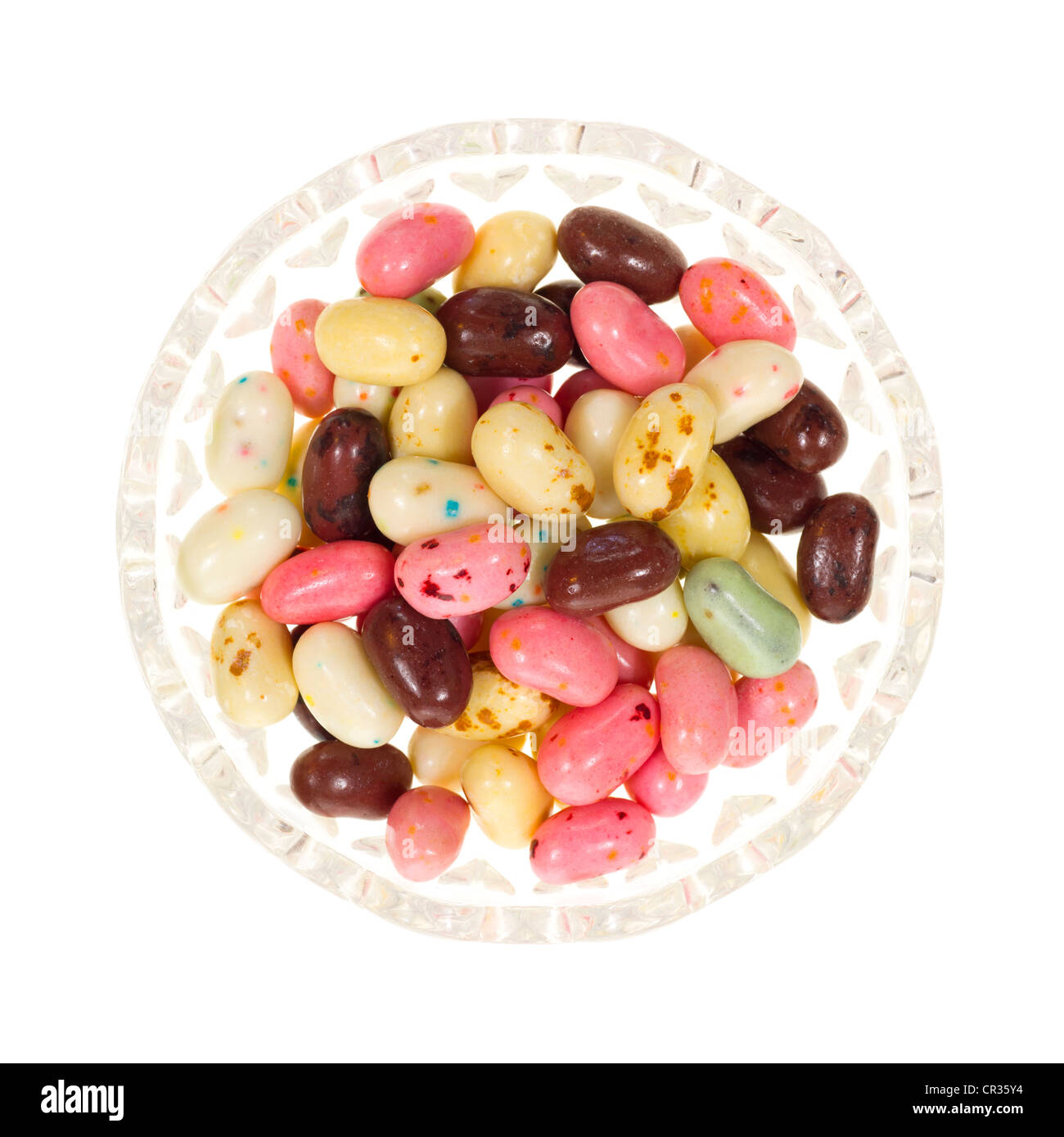 Ice cream flavored jelly beans in small bowl Stock Photo Alamy