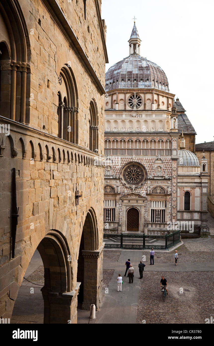 Italy, Lombardy, Bergamo, la Cappella Colleoni (Colleoni Chapel Stock