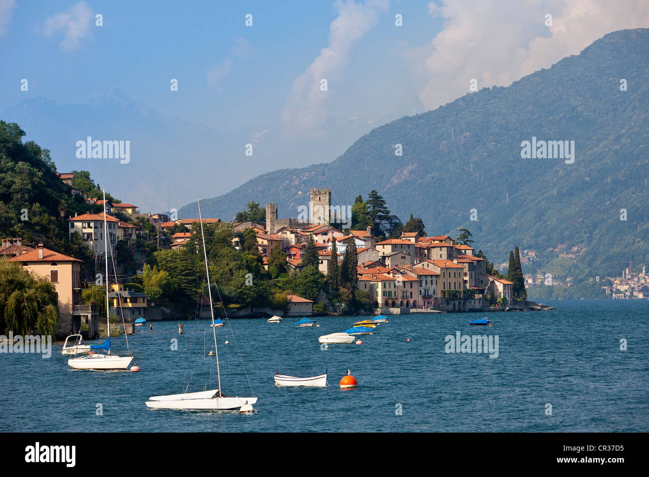 Italy, Lombardy, Lake Como, Rezzonico village Stock Photo