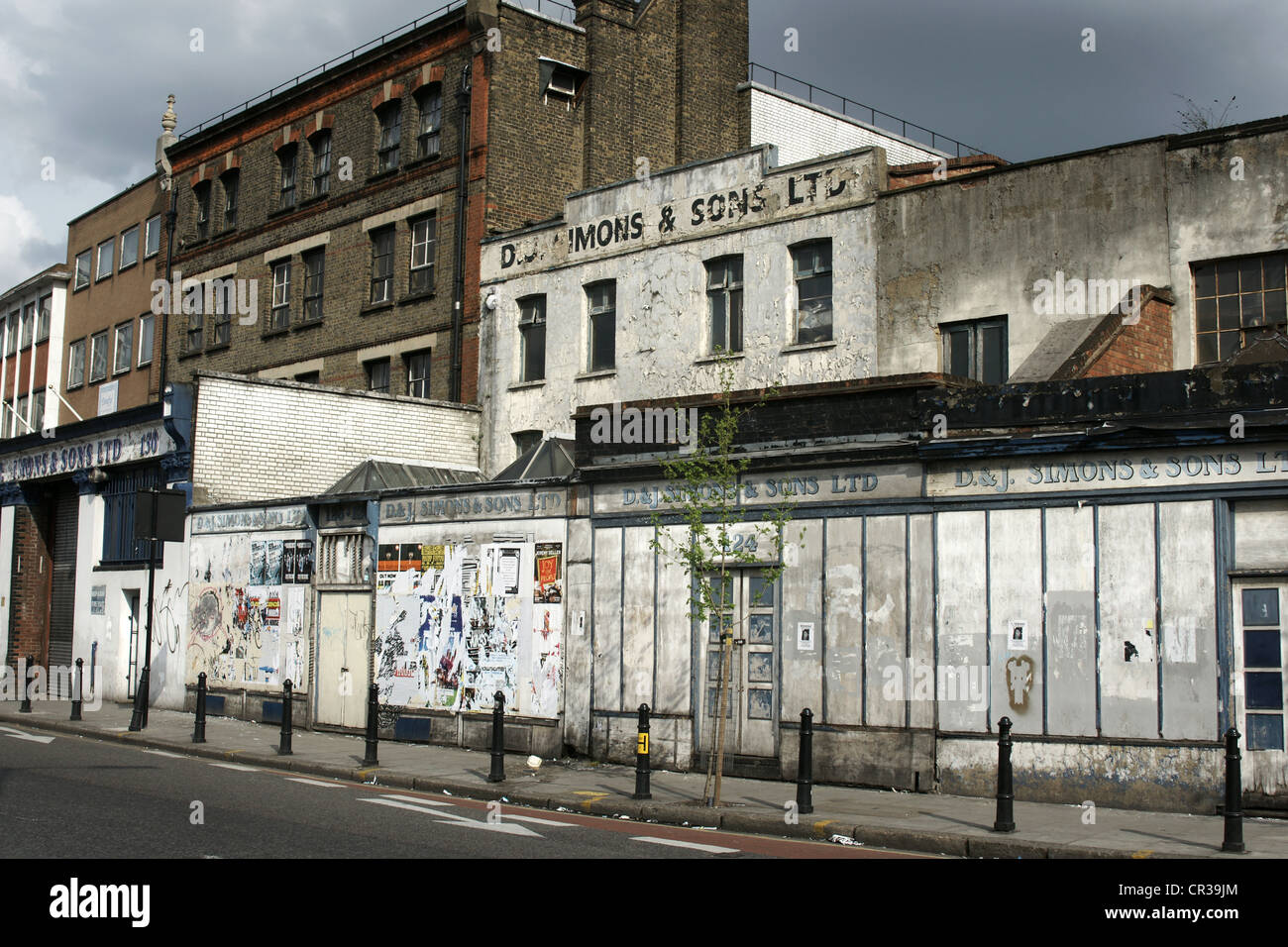 Dilapidated houses and properties and Hackney, London Stock Photo