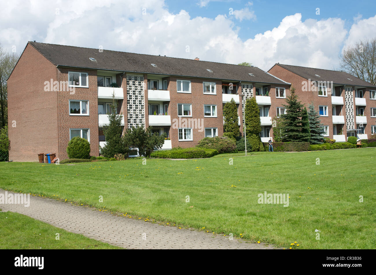 Social housing Germany Stock Photo