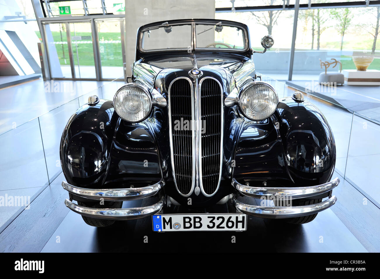 BMW 326 sports convertible Glaeser, built in 1938, BMW World, Munich, Bavaria, Germany, Europe Stock Photo