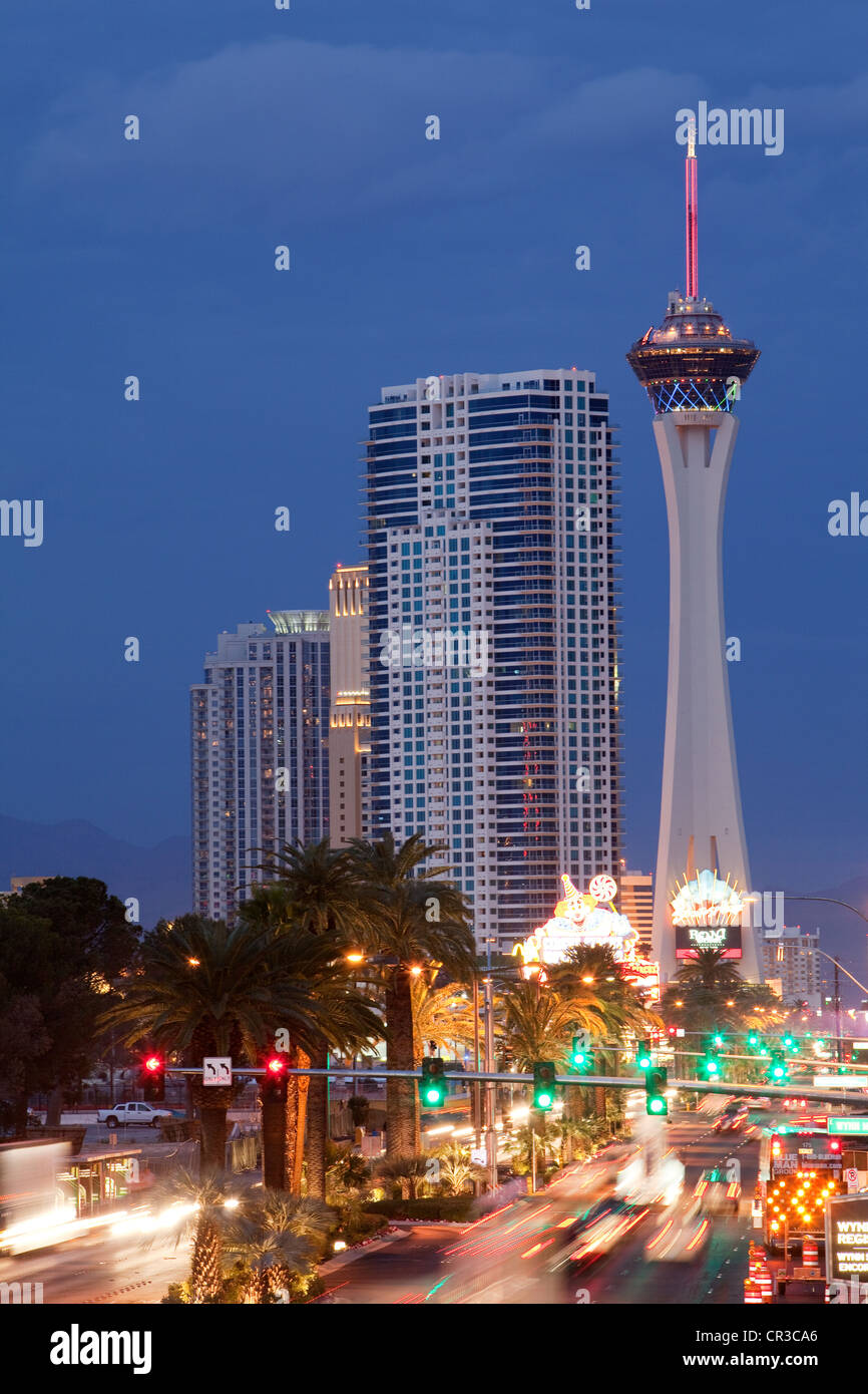 The Strip, Las Vegas, Nevada, USA, America Stock Photo