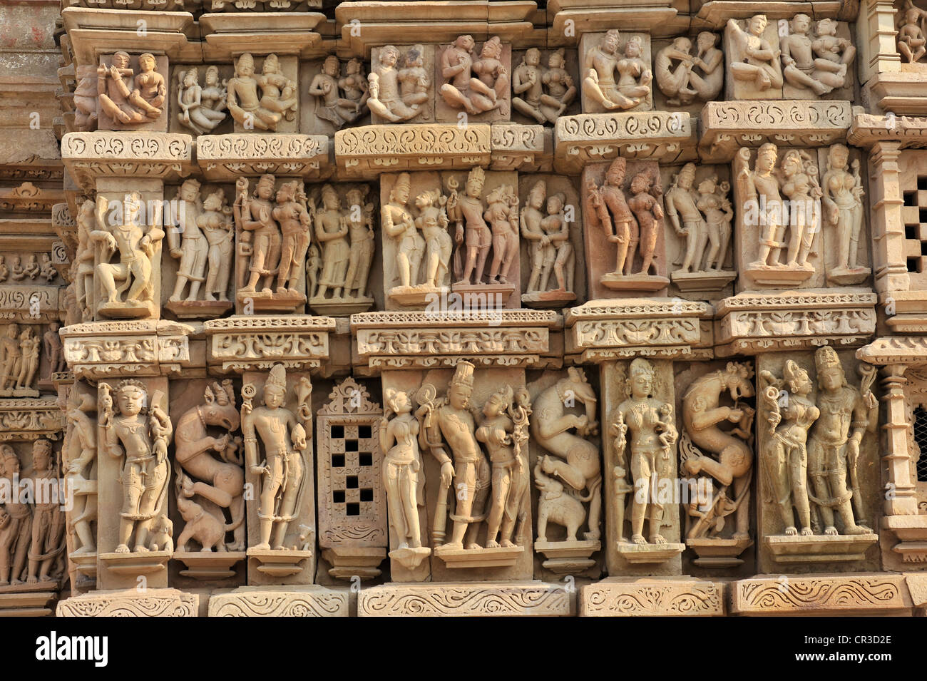 Sculptures, reliefs, Khajuraho Group of Monuments, UNESCO World