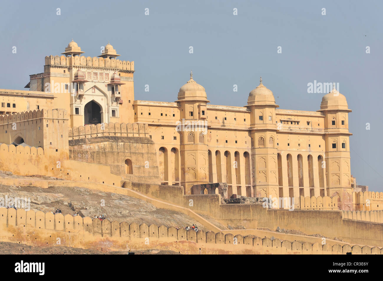 Facade fort amber jaipur hi-res stock photography and images - Alamy