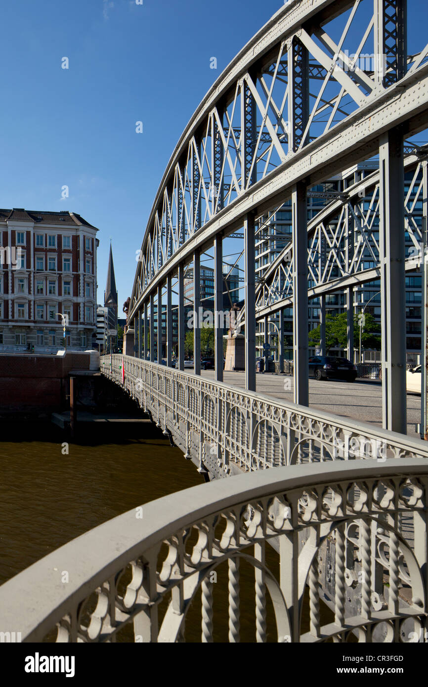 Kornhausbruecke bridge, Hamburg, Germany, Europe Stock Photo