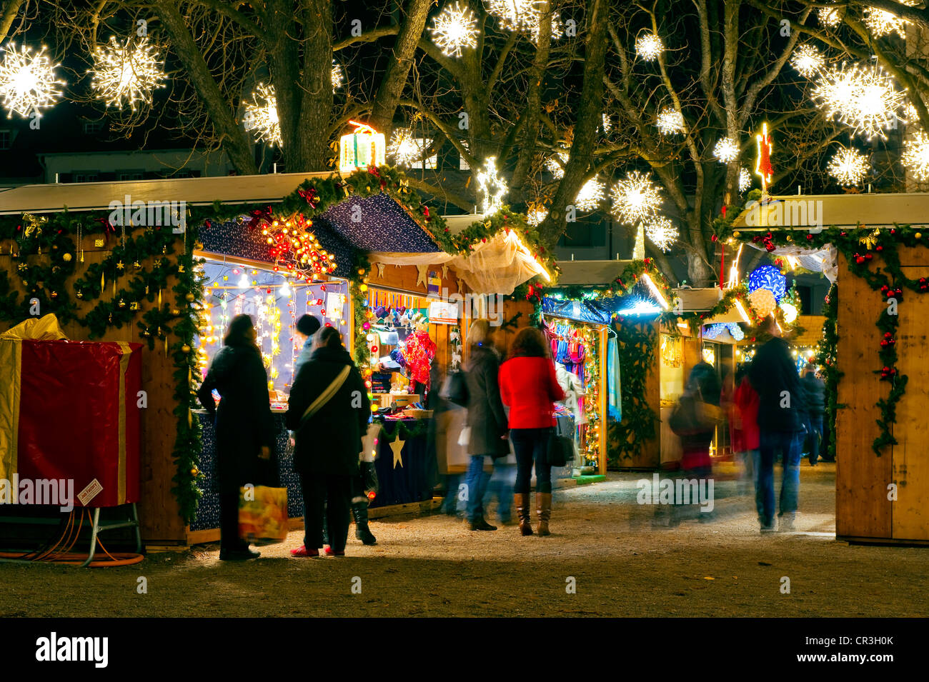 Christmas market, Basel, Switzerland, Europe Stock Photo