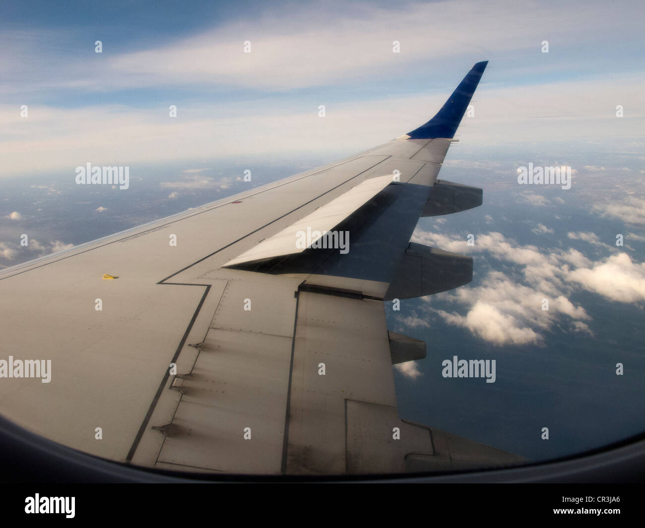 Airbus in flight. Stock Photo
