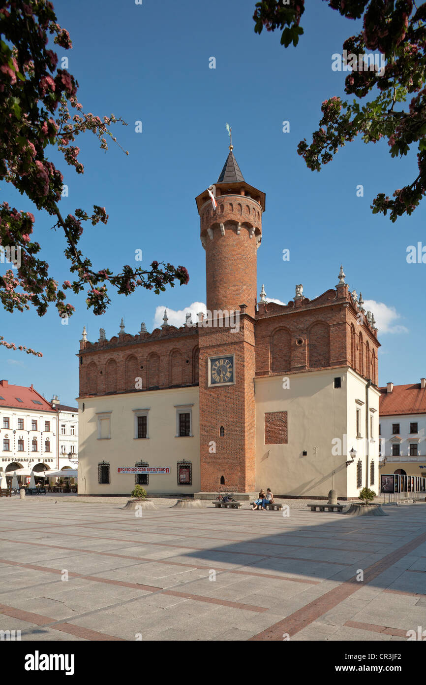 Eastern Europe Poland Malopolska Tarnow Rynek Main Square 15th-century Town Hall Stock Photo