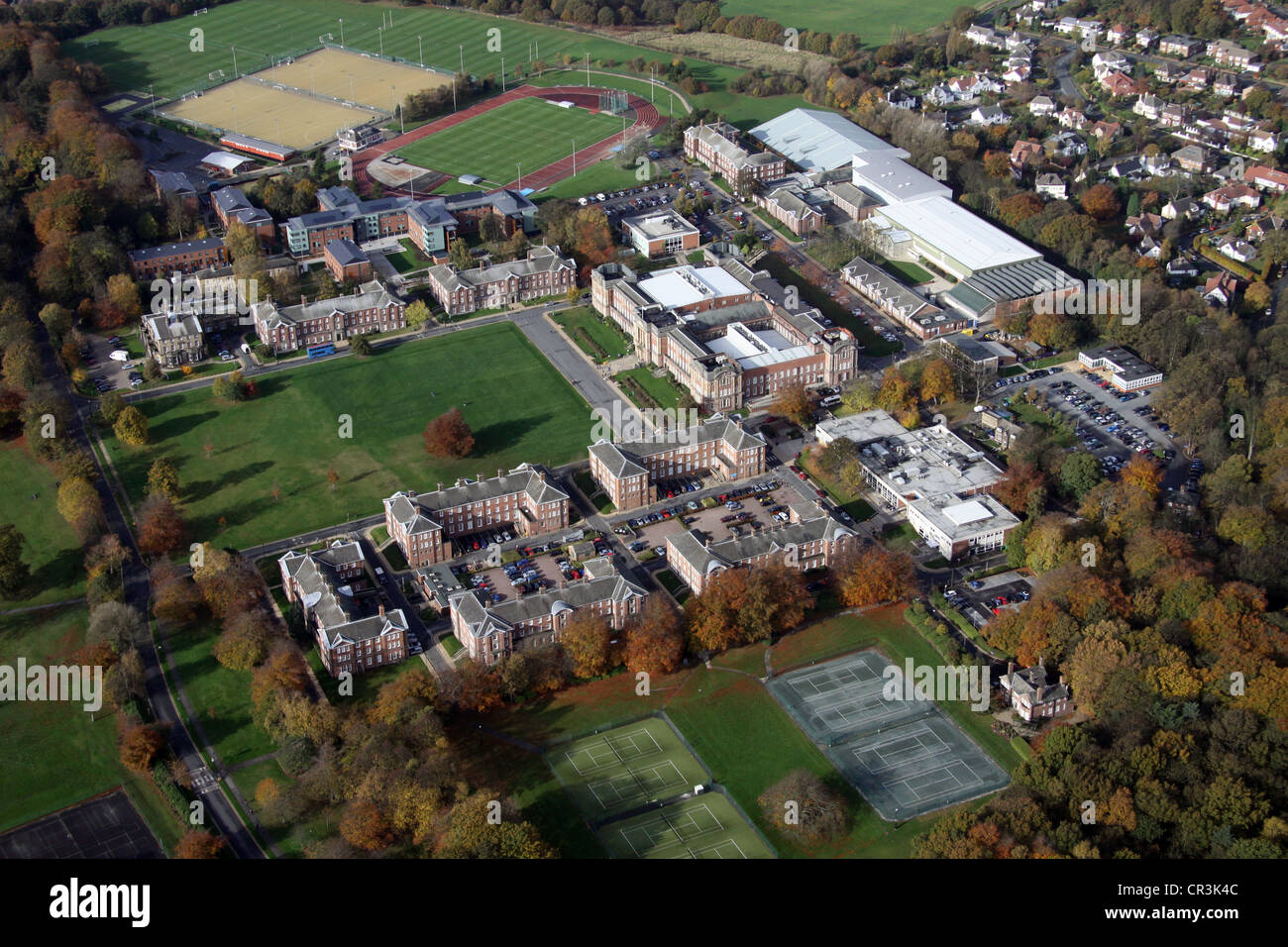 aerial view of Leeds Beckett University Stock Photo - Alamy