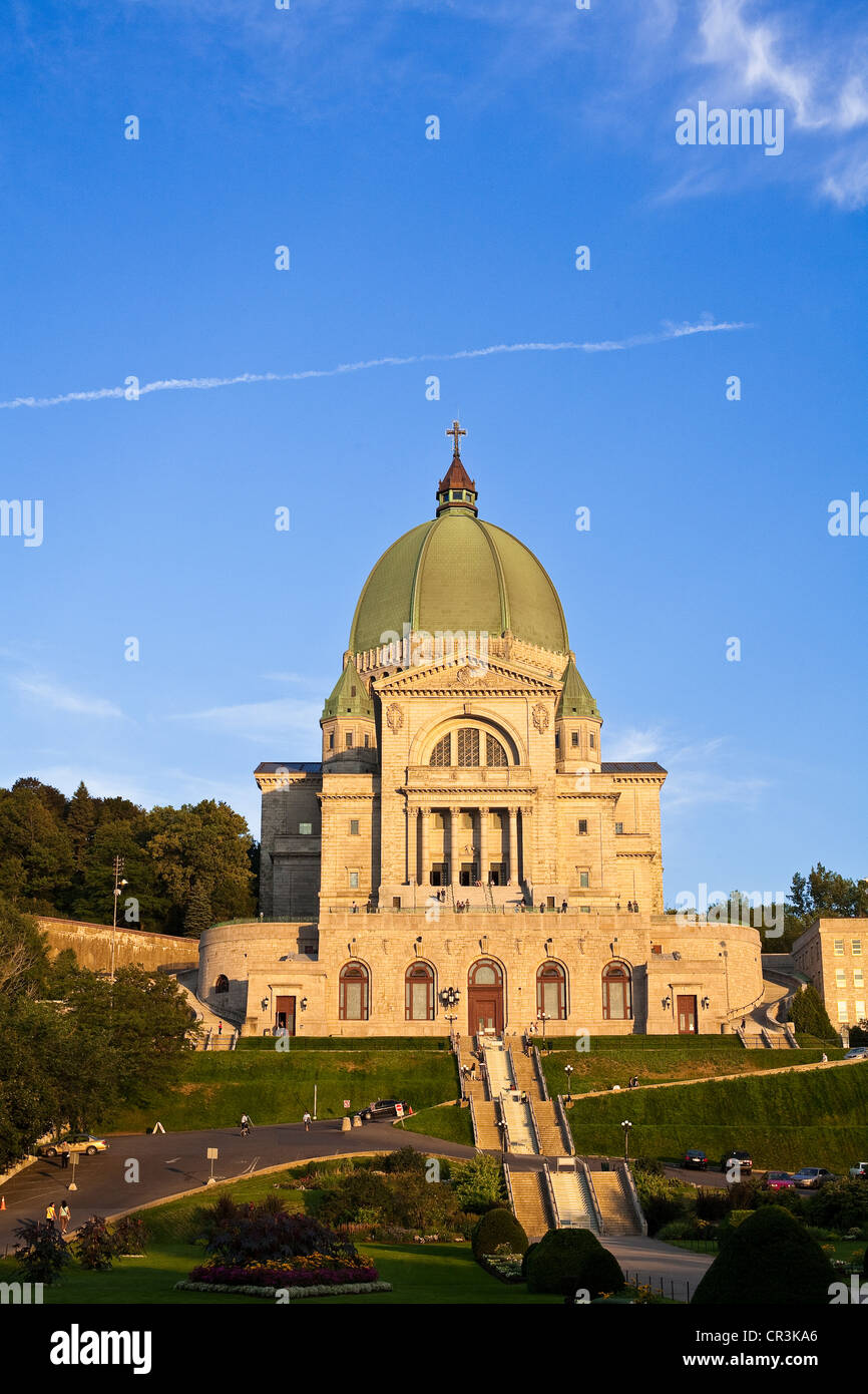 Canada, Quebec Province, Montreal, St. Joseph's Oratory of Mount Royal, pilgrimage place Stock Photo