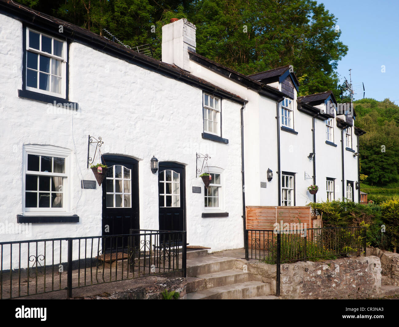 Small cottages in rural North Wales developed as holiday homes to let