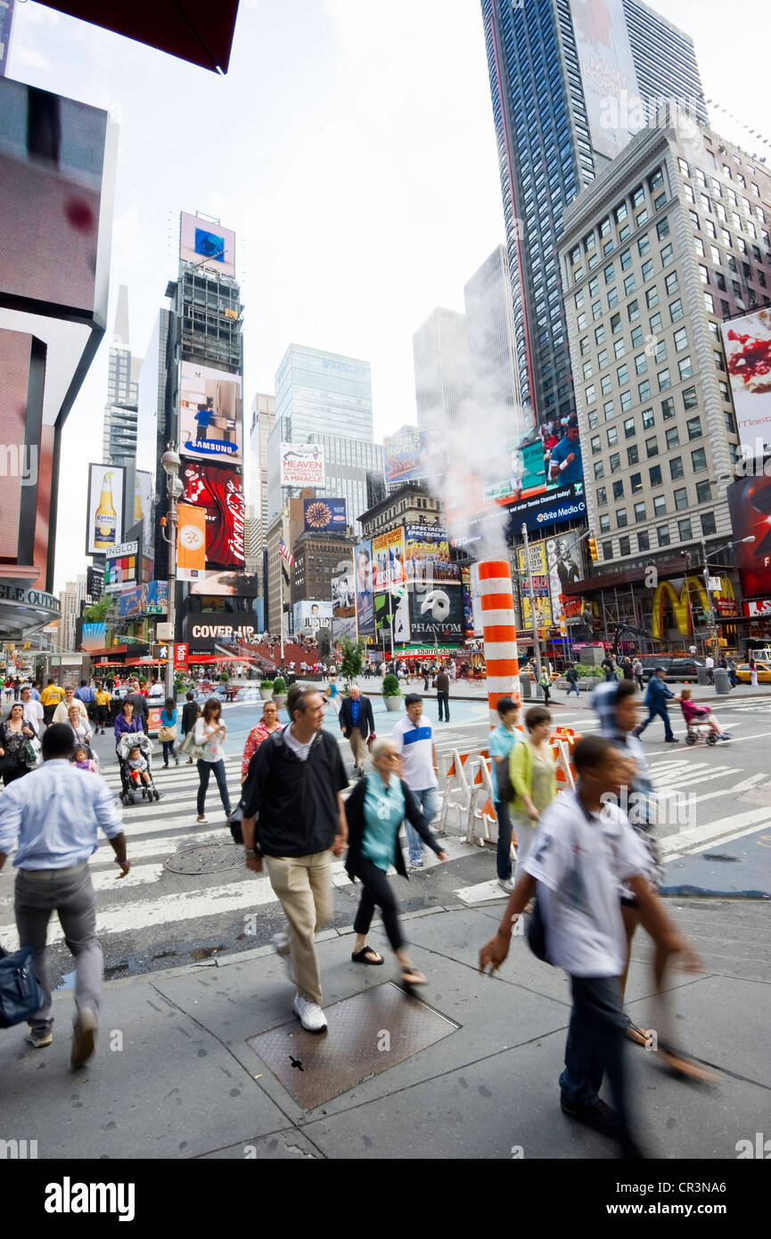 Broadway, Times Square, Manhattan, New York, USA Stock Photo