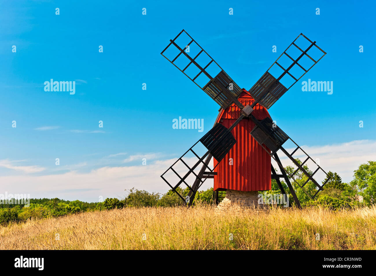Windmill, Oland, Sweden, Scandinavia, Europe Stock Photo Alamy