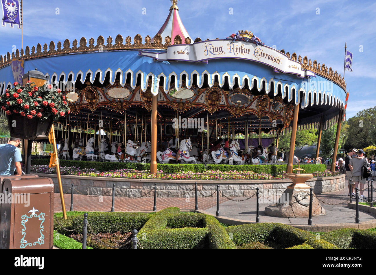 King Arthur's Carousal attraction in Fantasyland , located at