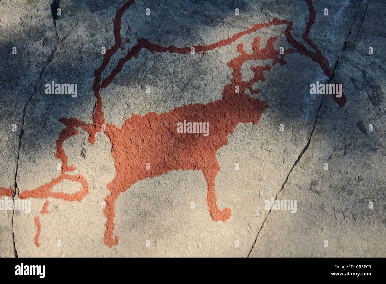 Rock carvings at Alta, Finnmark, Norway, Scandinavia, Europe Stock