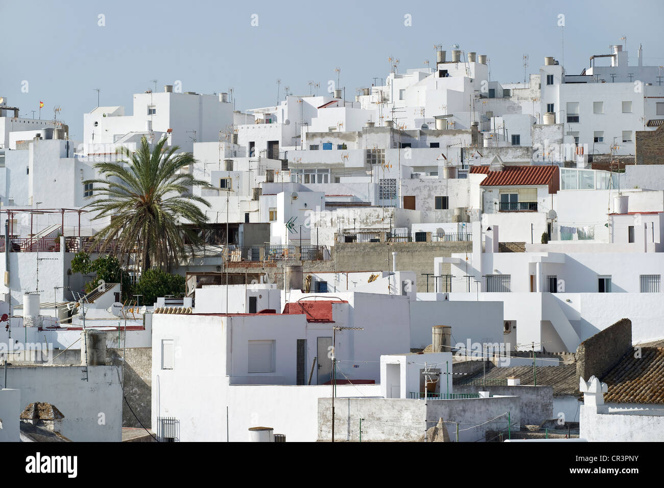 Conil de la Frontera. Costa de la Luz. White Town, Cadiz Province.  Andalucia. Spain Stock Photo - Alamy