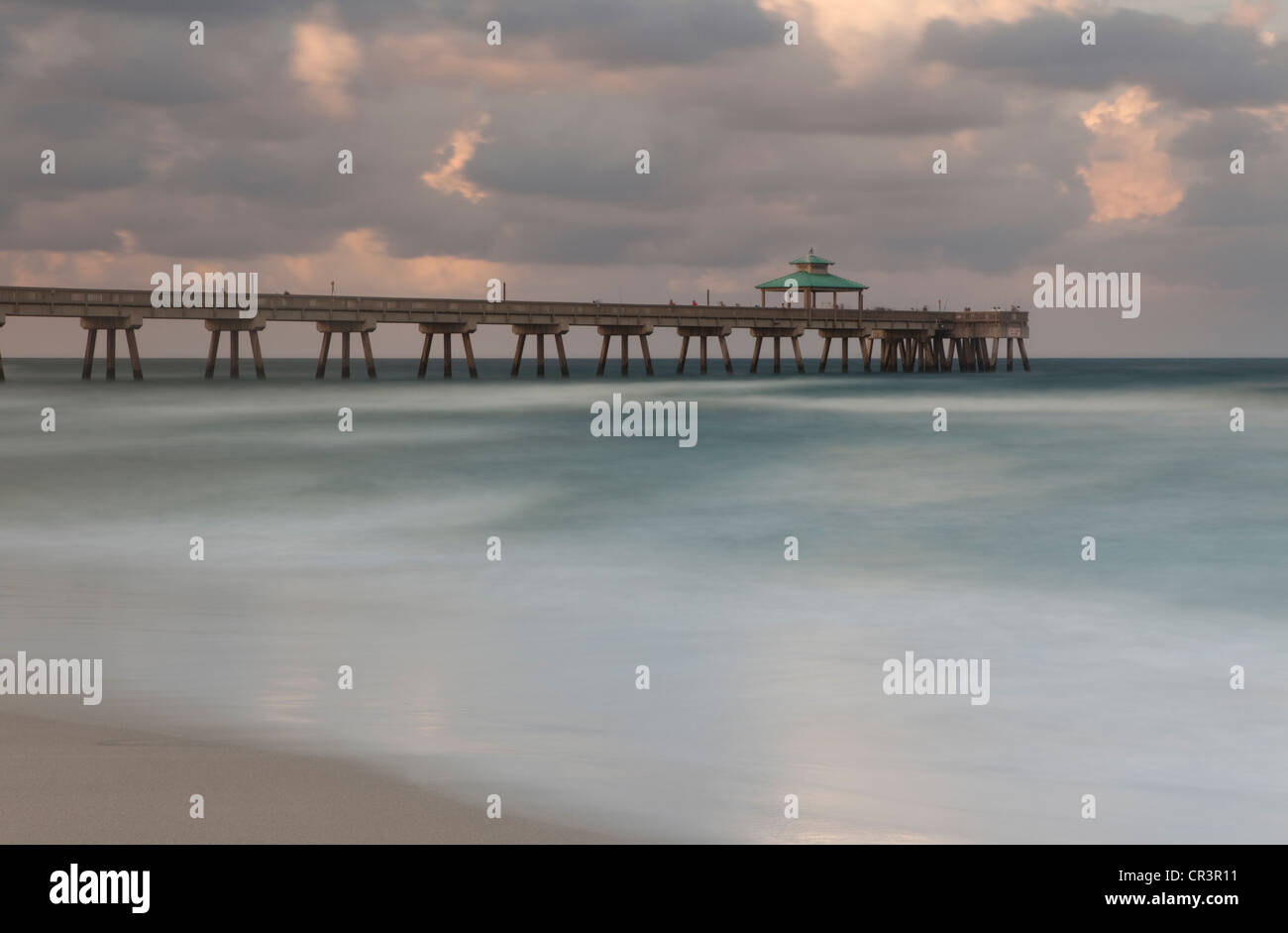 Boca Raton Pier, Boca Raton Beach, Florida, USA Stock Photo