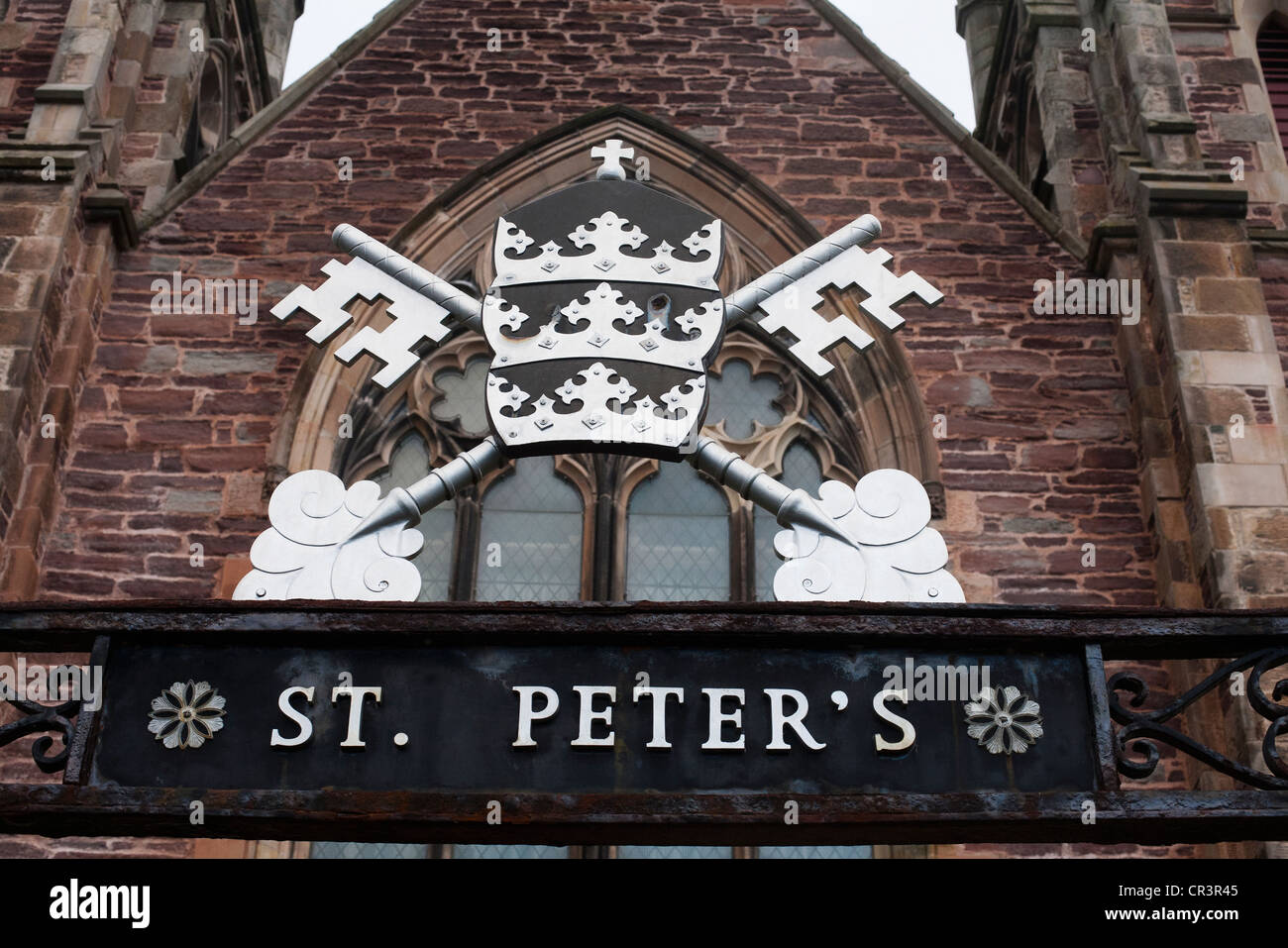 St. Peter's is a Roman Catholic Church in Buckie, Moray (Banffshire) Scotland. Stock Photo